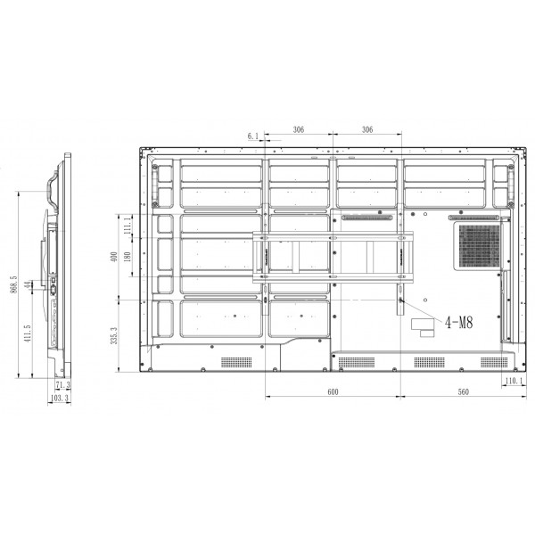 Интерактивный дисплей 75” Hisense HN75WR80U